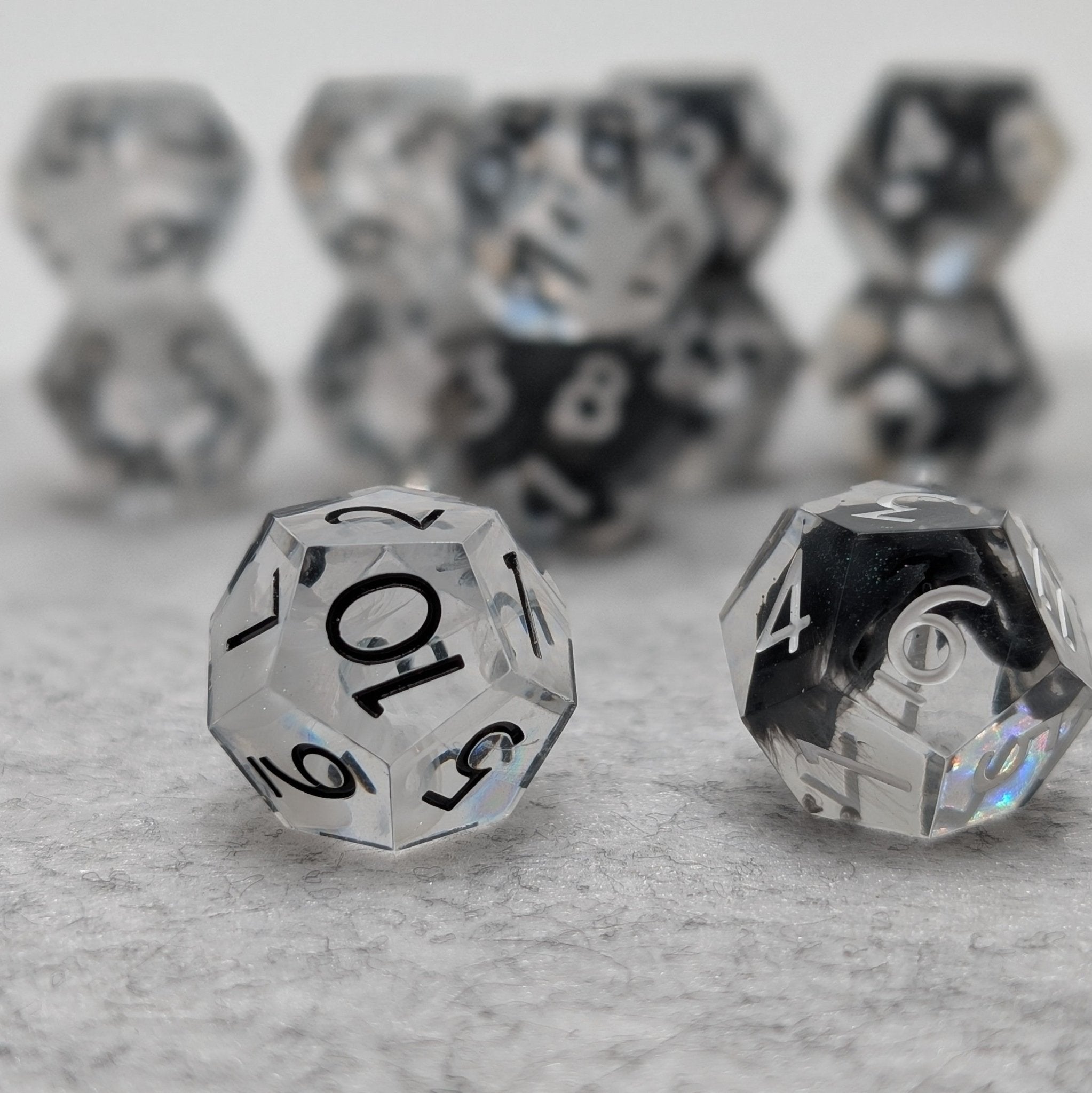 Equilibrium - 2pc Duality Dice for Daggerheart - EBONWOOD