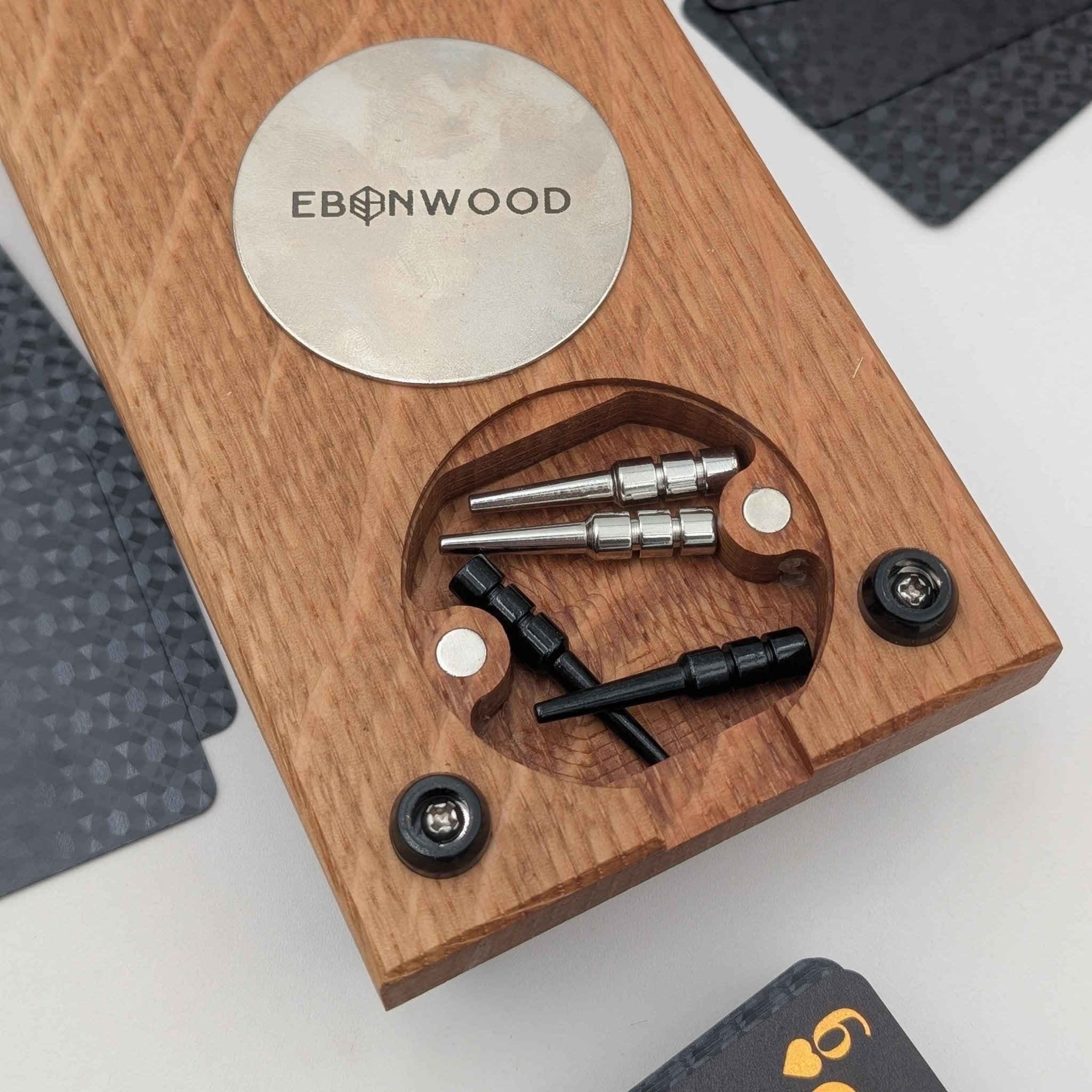 Two Lane Minimal Premium Cribbage Board With Cards
