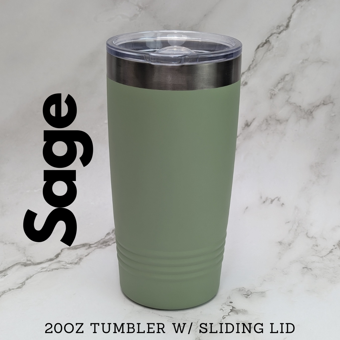 Mystic Sorcerer and Baby Dragon 20oz Pastel Tumbler – Fantasy Wizard Engraved Travel Mug