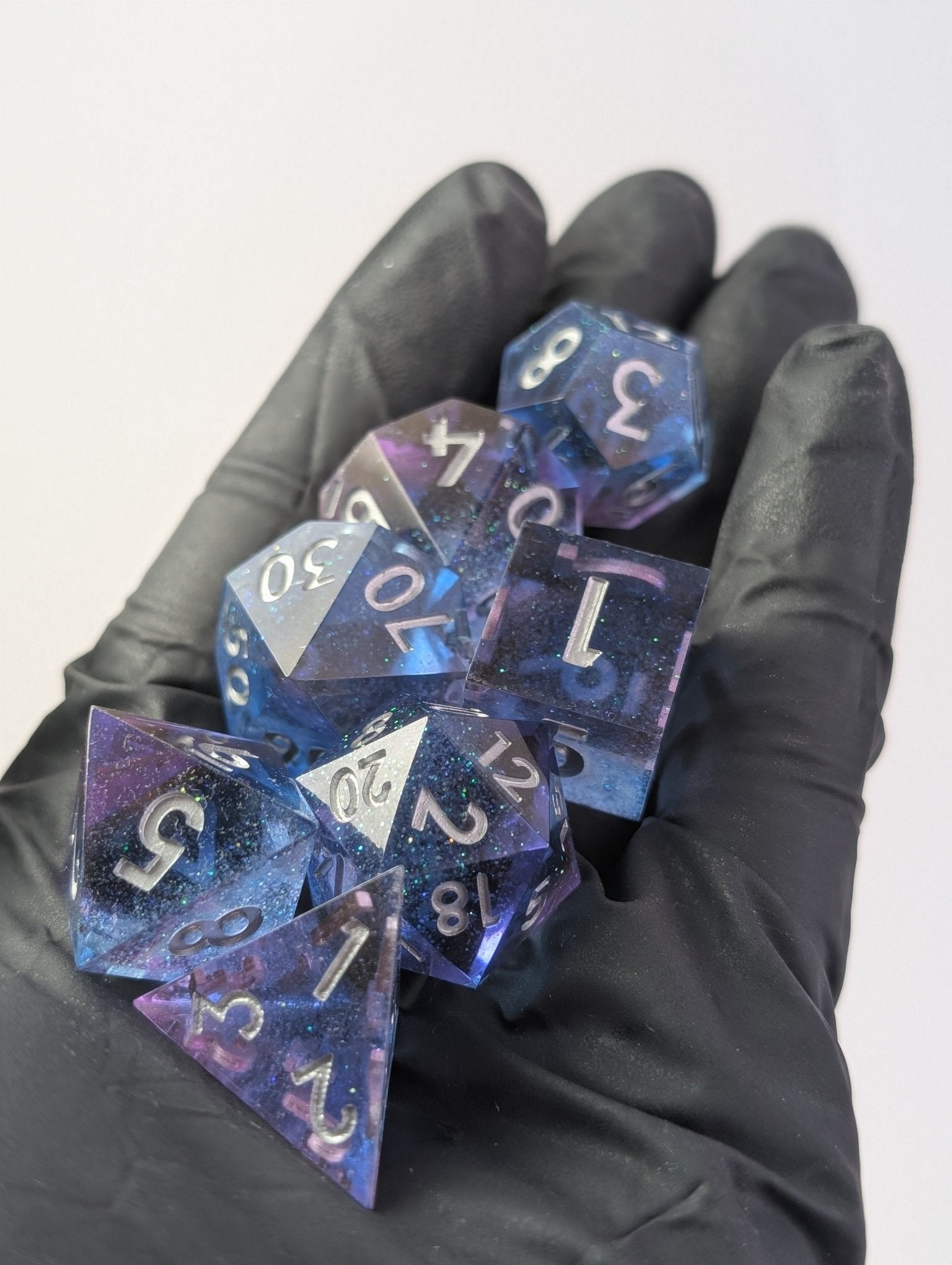 Arcane Tides - 7 Piece Polyhedral Dice Set - EBONWOOD