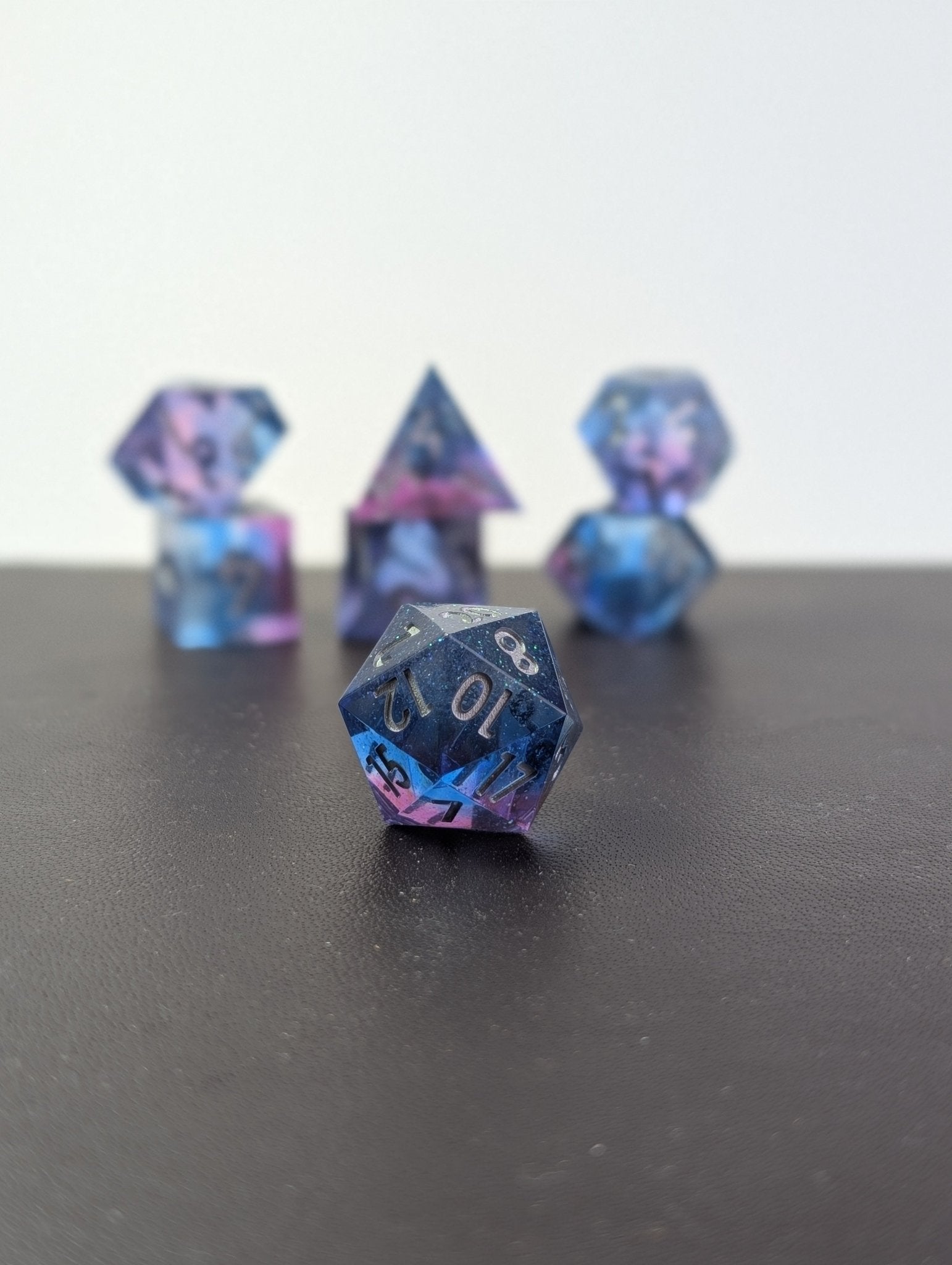 Arcane Tides - 7 Piece Polyhedral Dice Set - EBONWOOD