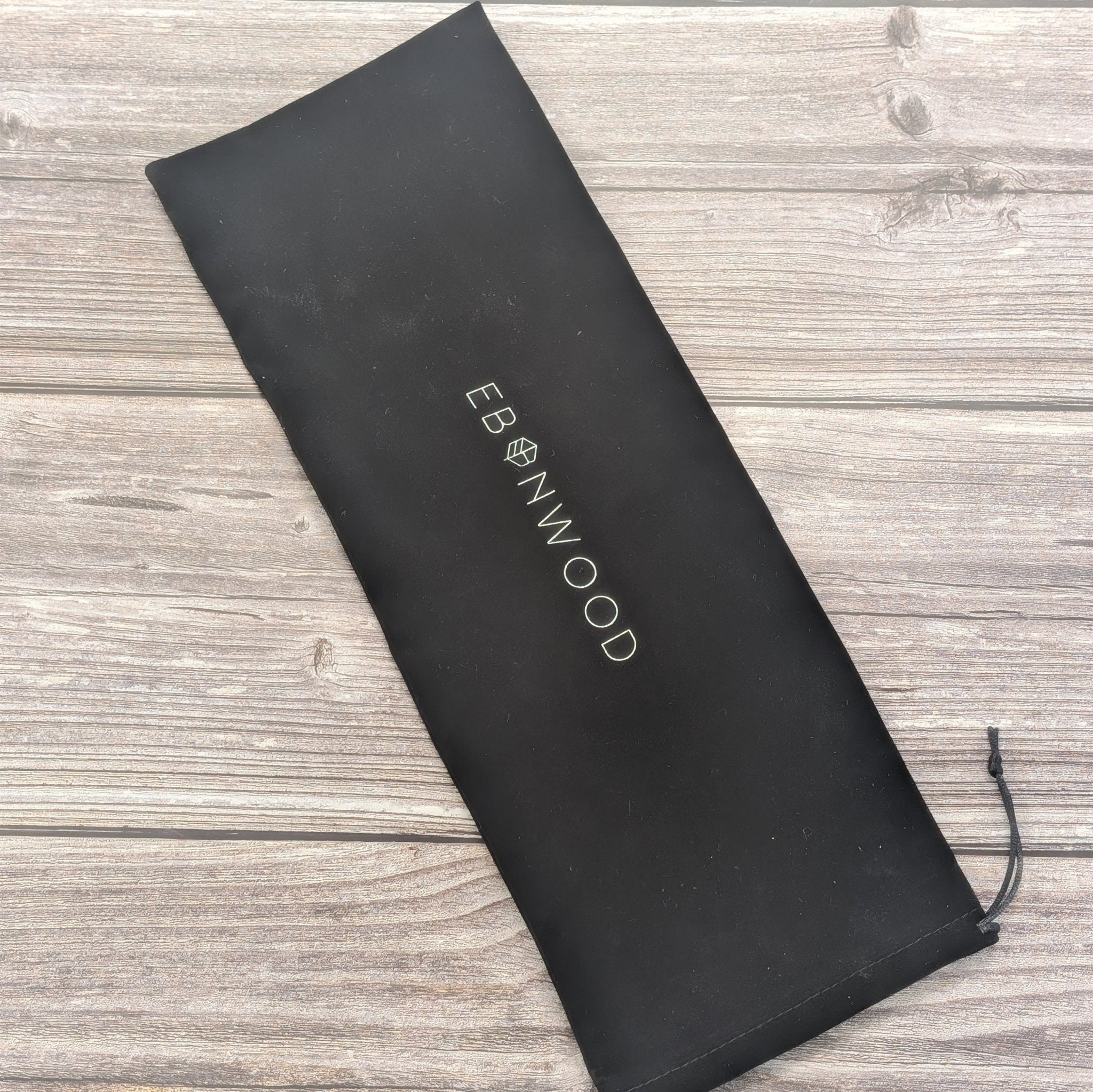 Black Velvet Cribbage Board Drawstring Bag - EBONWOOD