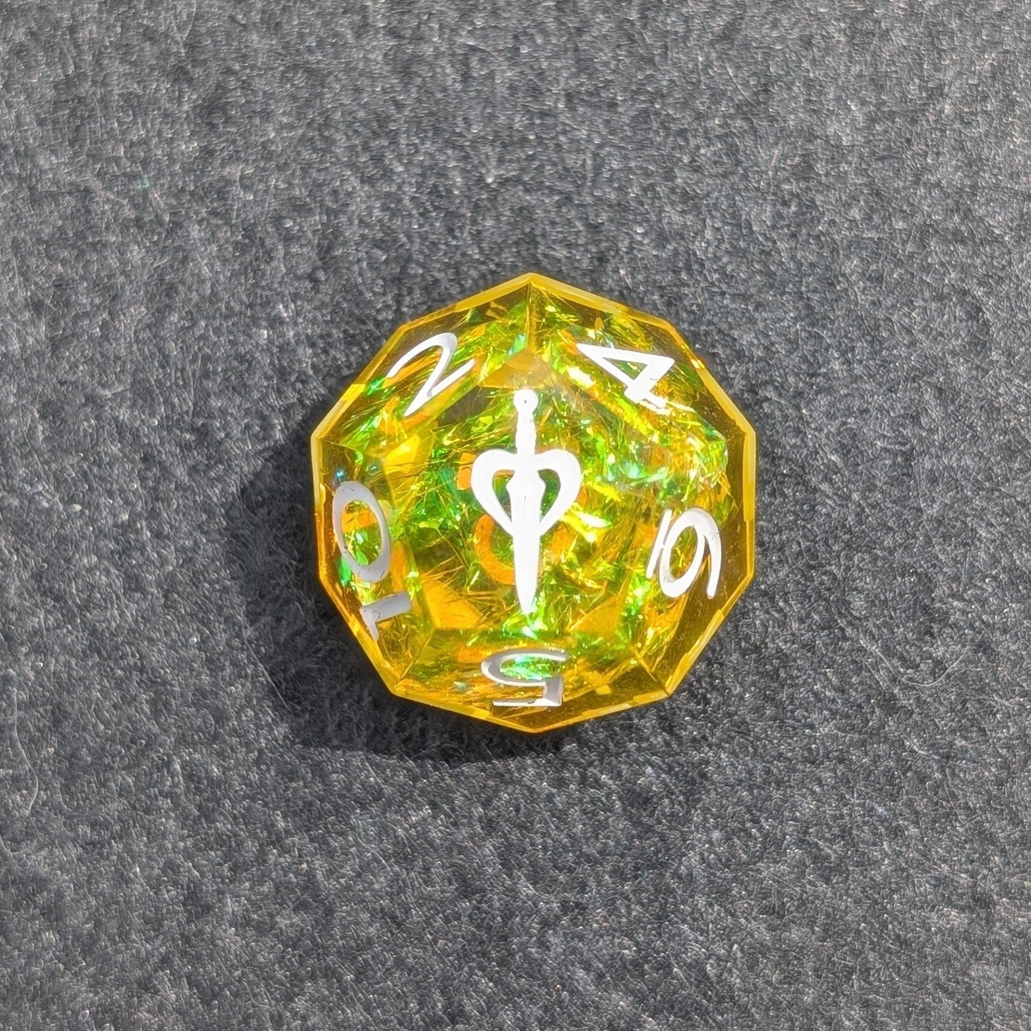 Brightbane - 2pc Duality Dice for Daggerheart - EBONWOOD