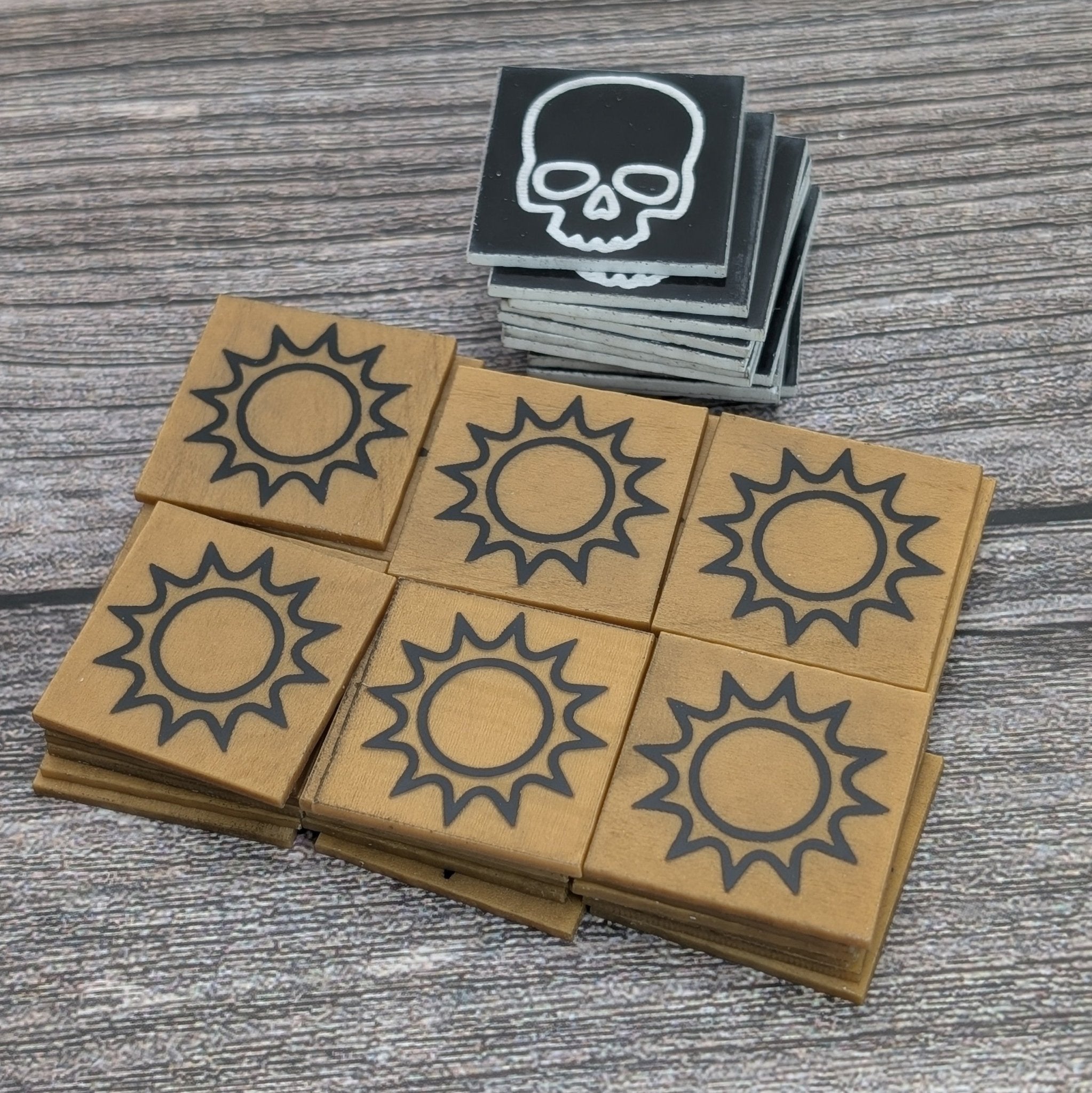 Daggerheart Hope and Fear Tokens - EBONWOOD