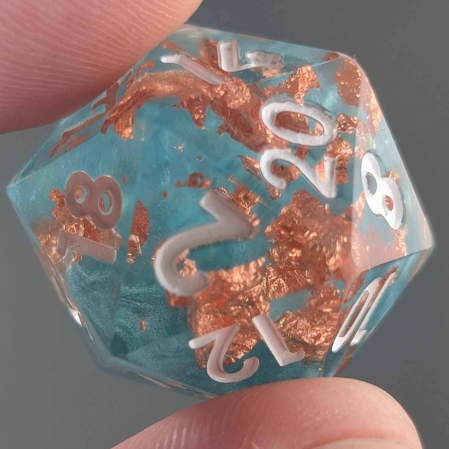 Howler’s Luck - 7 Piece Polyhedral Dice Set - EBONWOOD