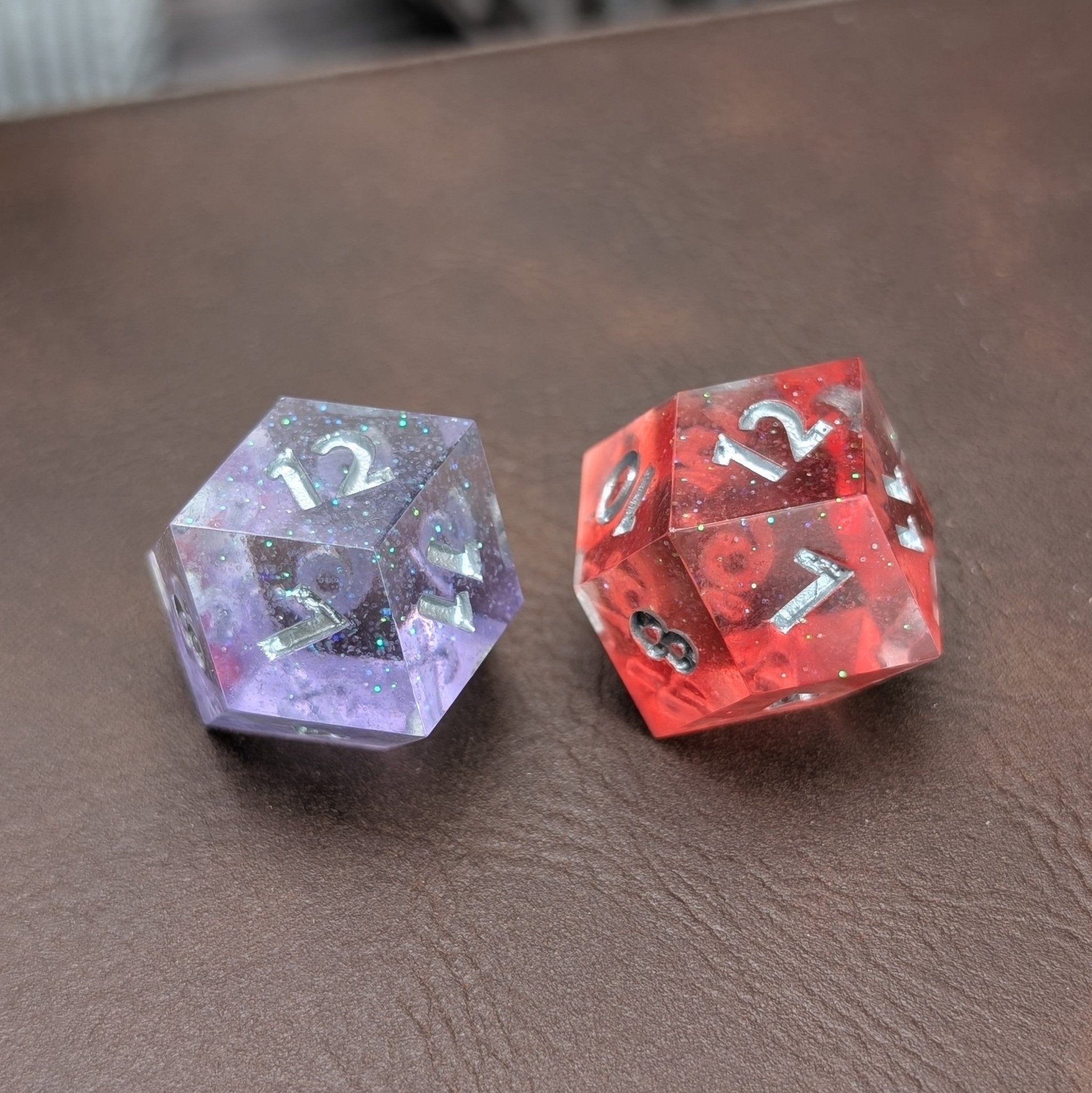 Pixie Dust - 2pc Duality Dice for Daggerheart - EBONWOOD