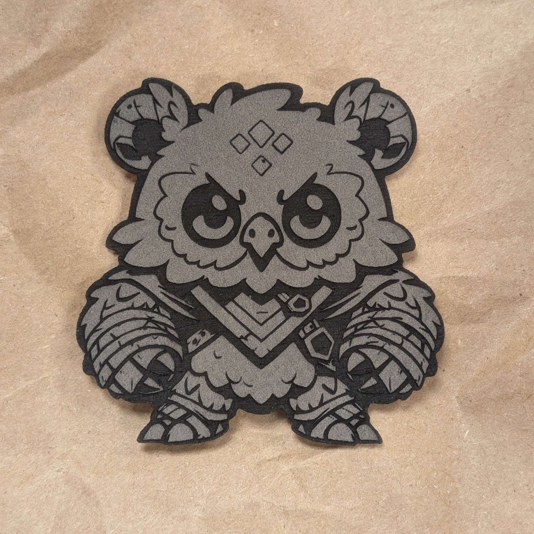 Premium Leatherette Heat Press Patches - Dungeons and Dragons Themed - EBONWOOD