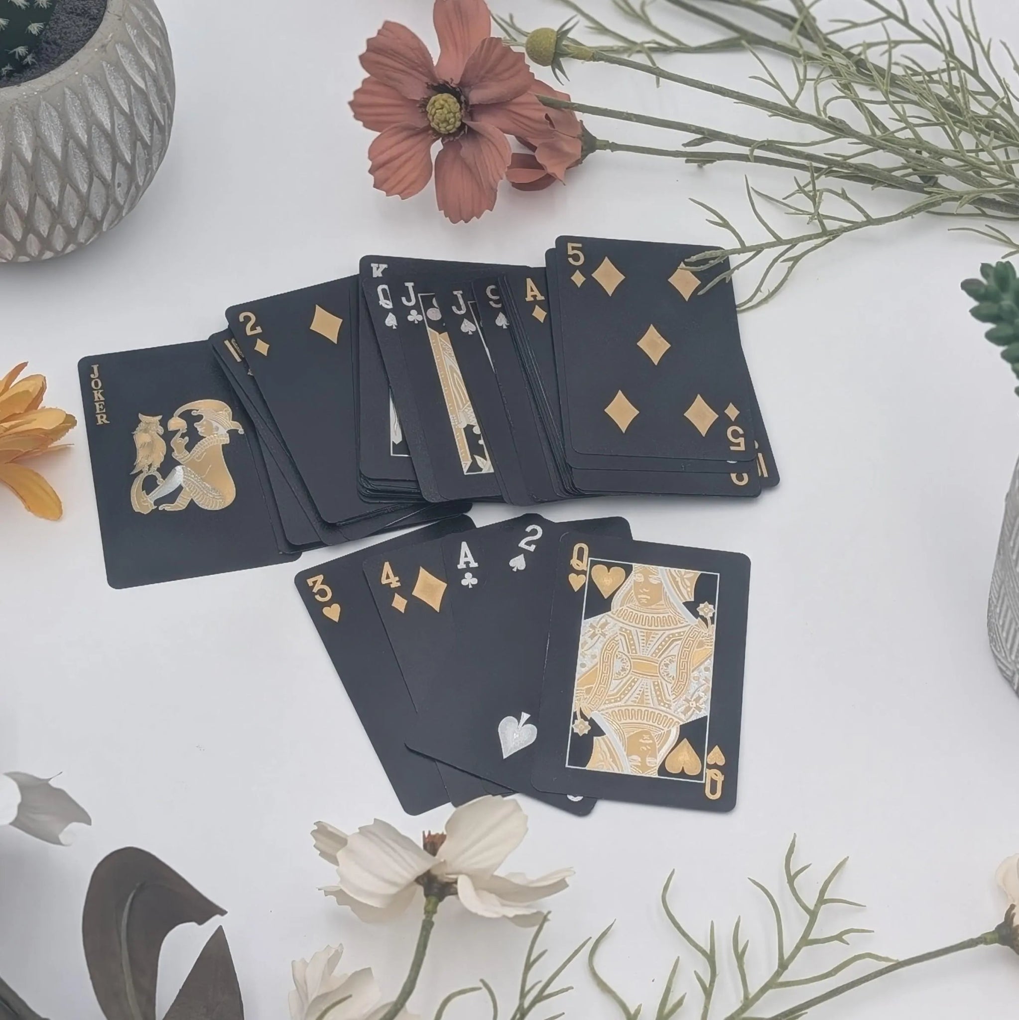 Premium Waterproof Playing Cards - EBONWOOD