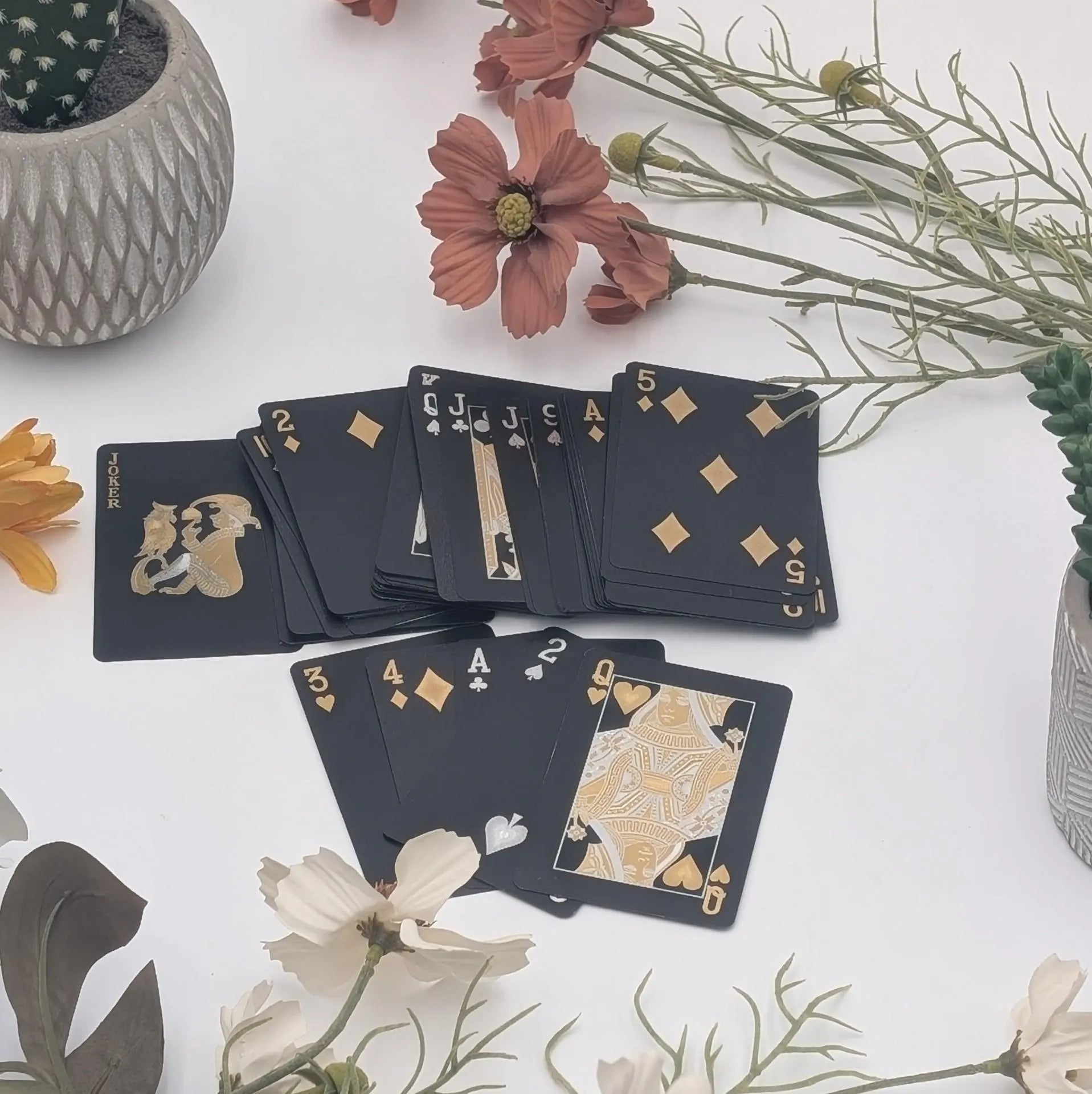 Premium Waterproof Playing Cards - EBONWOOD