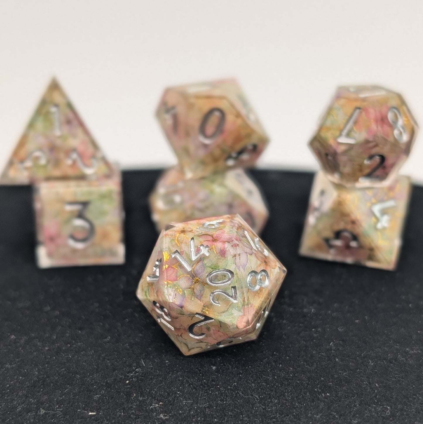 Wildbloom - 7 Piece Luxury D&D Dice Set