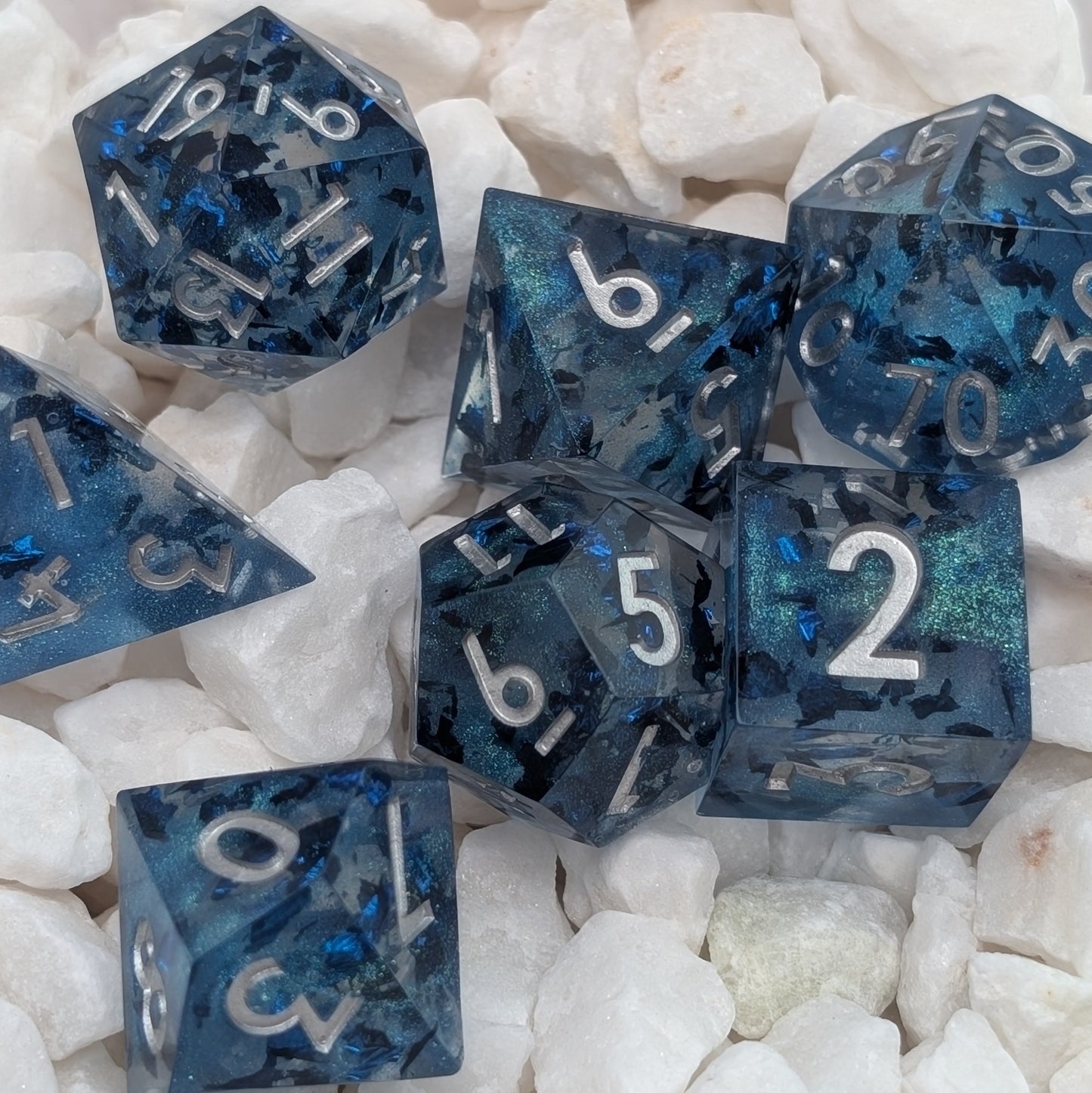 Quantum Tides - 7-Piece Polyhedral Dice Set