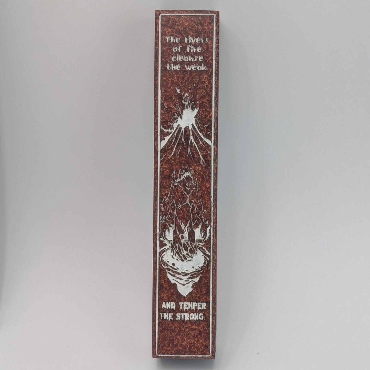Firelands Rage - Luxury Handmade Wood and Resin Dice Vault