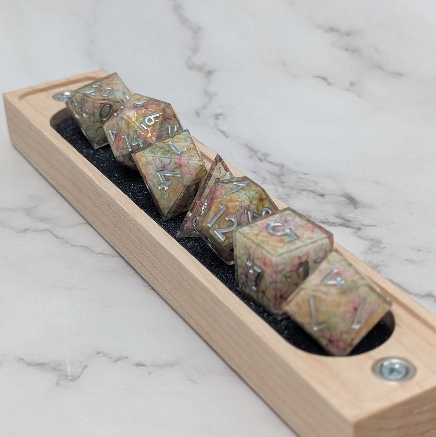 Wildbloom - 7 Piece Luxury D&D Dice Set