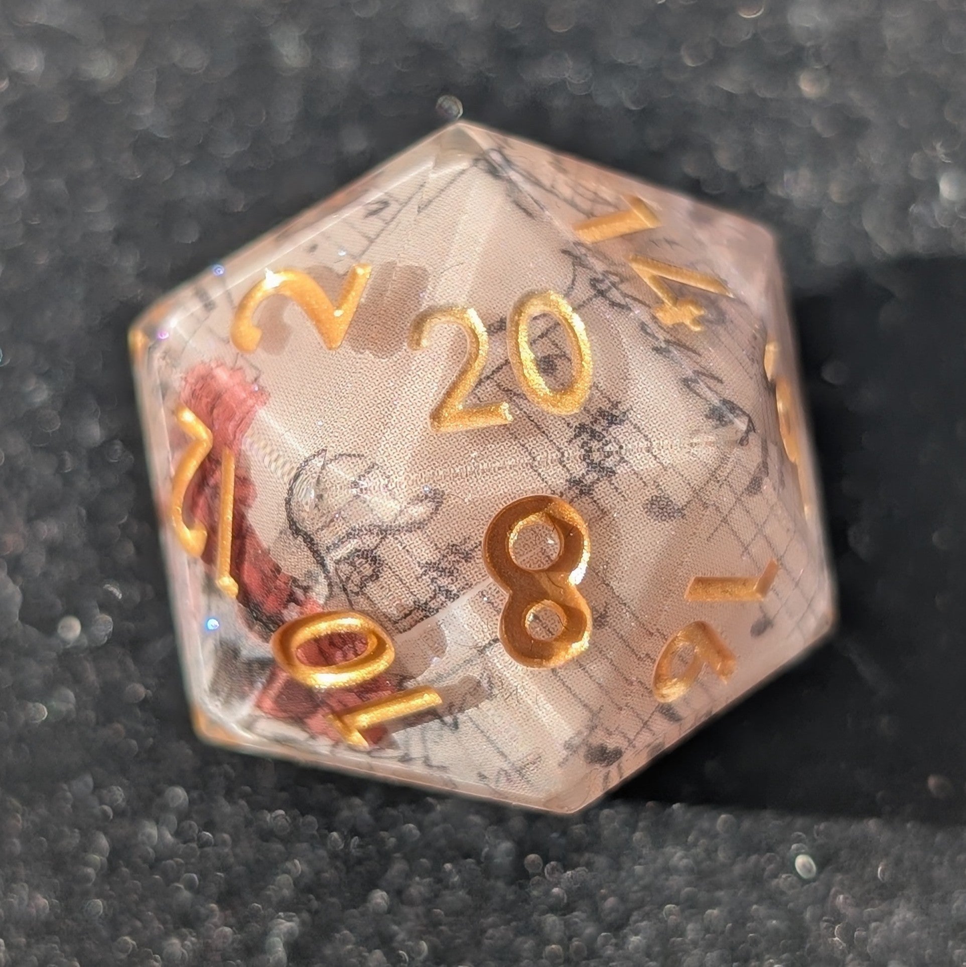 Ballad of Blooms - 7 Piece Luxury D&D Dice Set