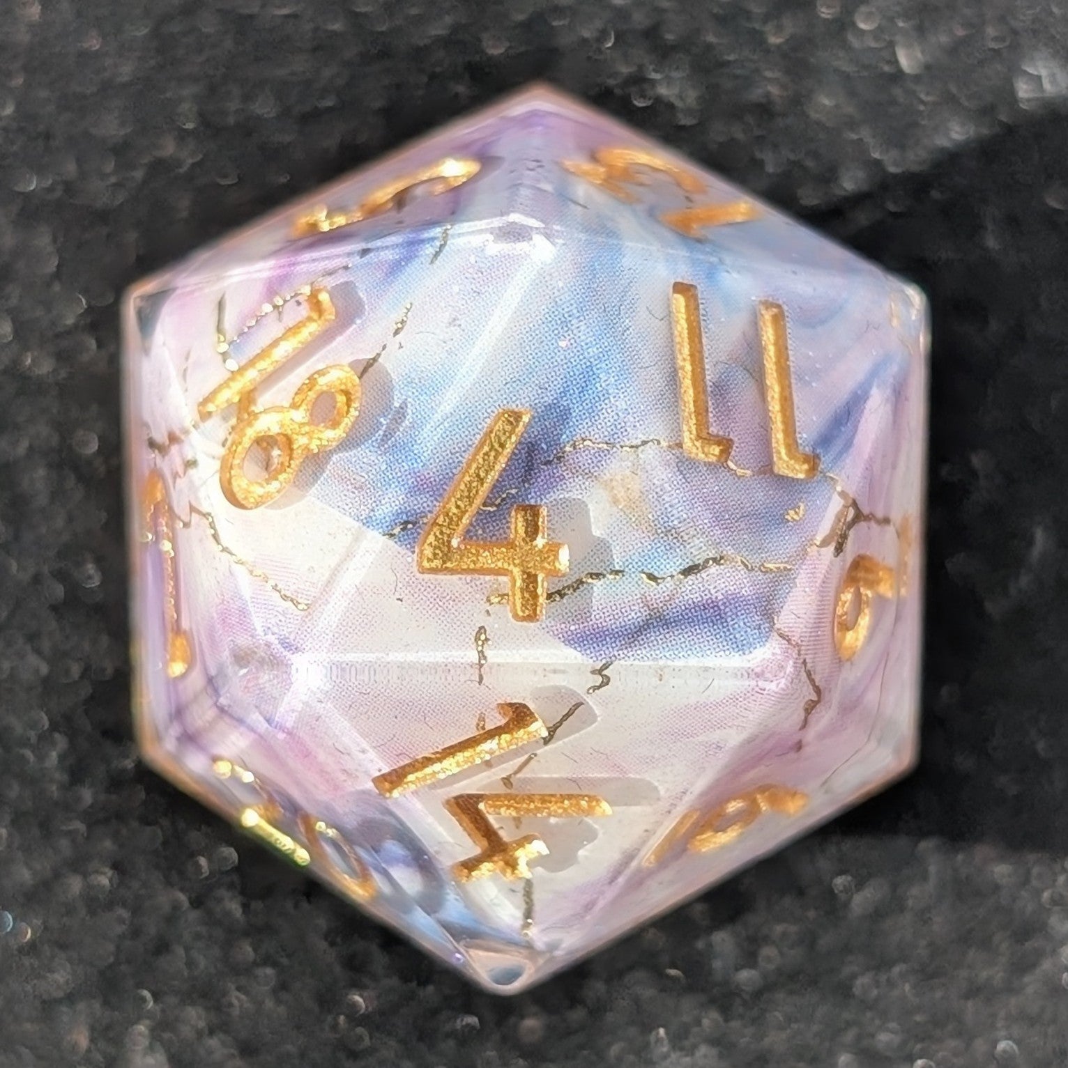 Wisteria Skies - 7 Piece Luxury D&D Dice Set