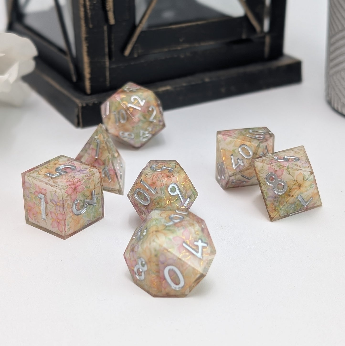 Wildbloom - 7 Piece Luxury D&D Dice Set