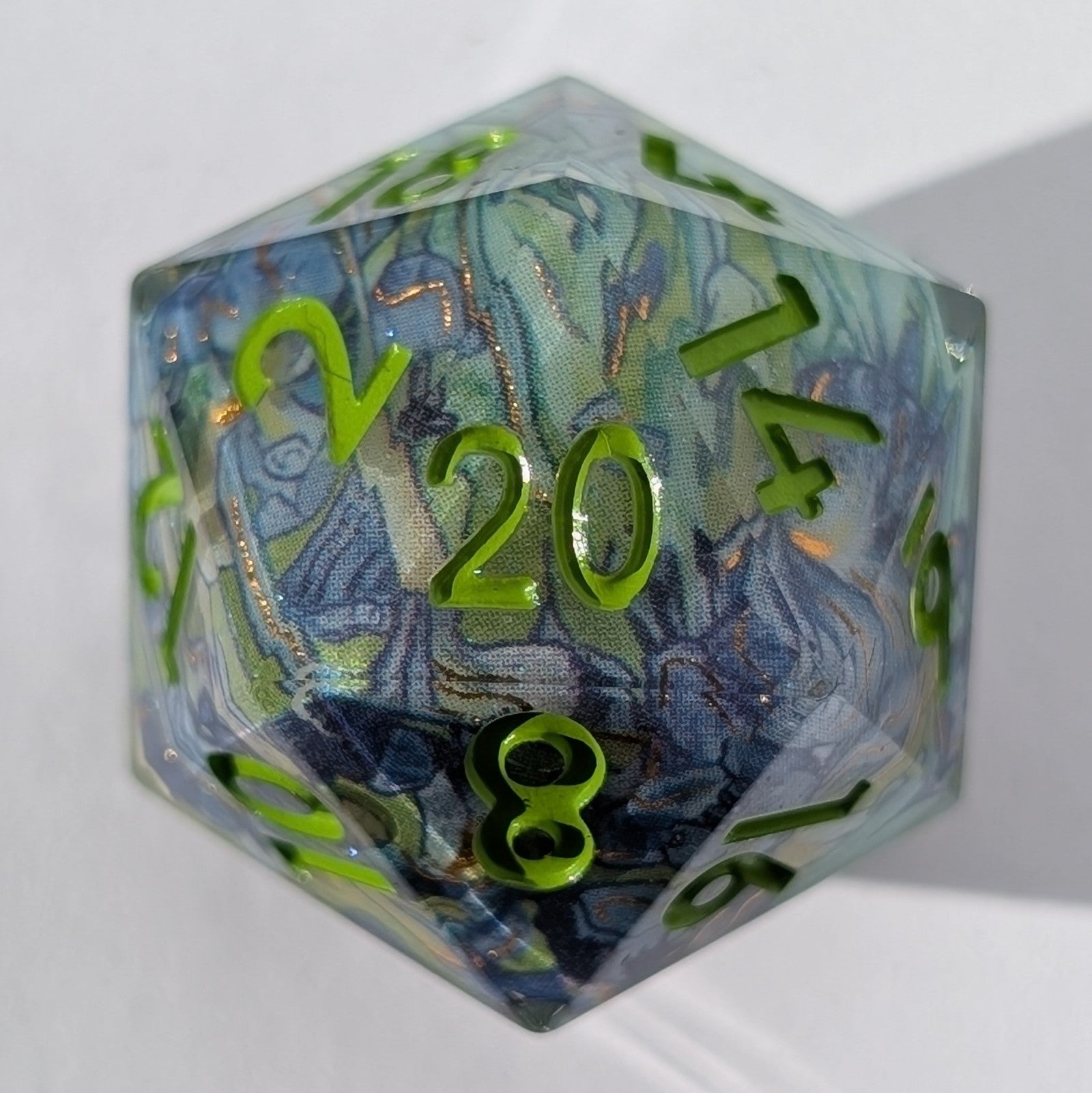 Jungle Jumble - 7 Piece Luxury D&D Dice Set