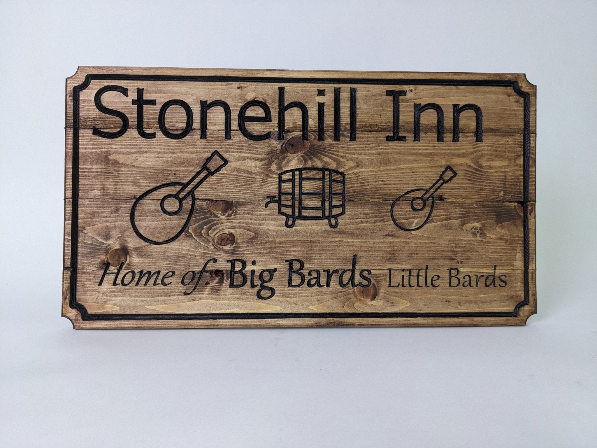 Custom Tavern Campaign Sign | Rustic Campaign Sign | TTRPG Sign | 24in x 18in