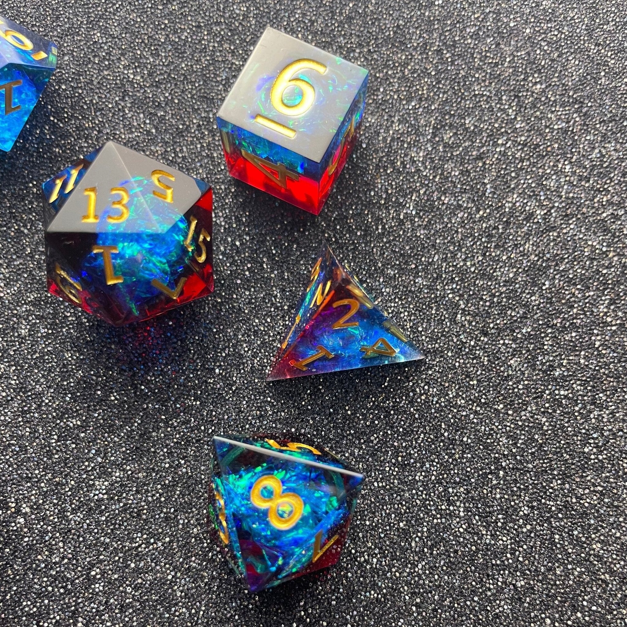 Regal Triad - 7 Piece Luxury D&D Dice Set