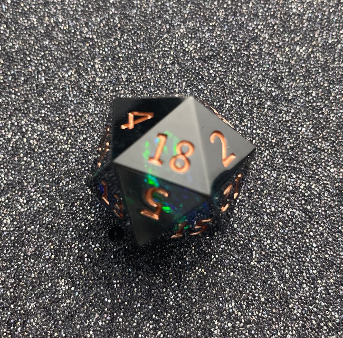 Midnight Elysium - 7 Piece Luxury D&D Dice Set