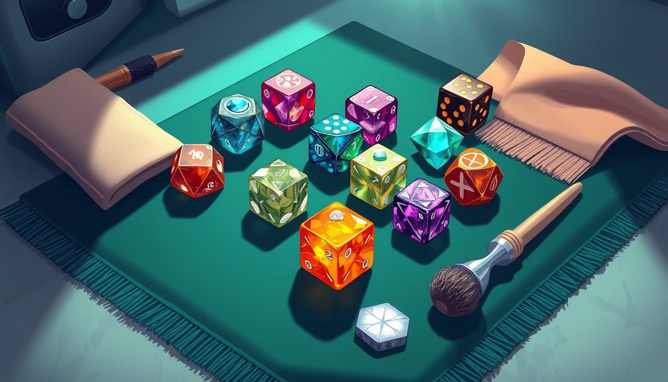 Master the Art of Caring for Your Gemstone Dice: Essential Tips and Techniques - EBONWOOD