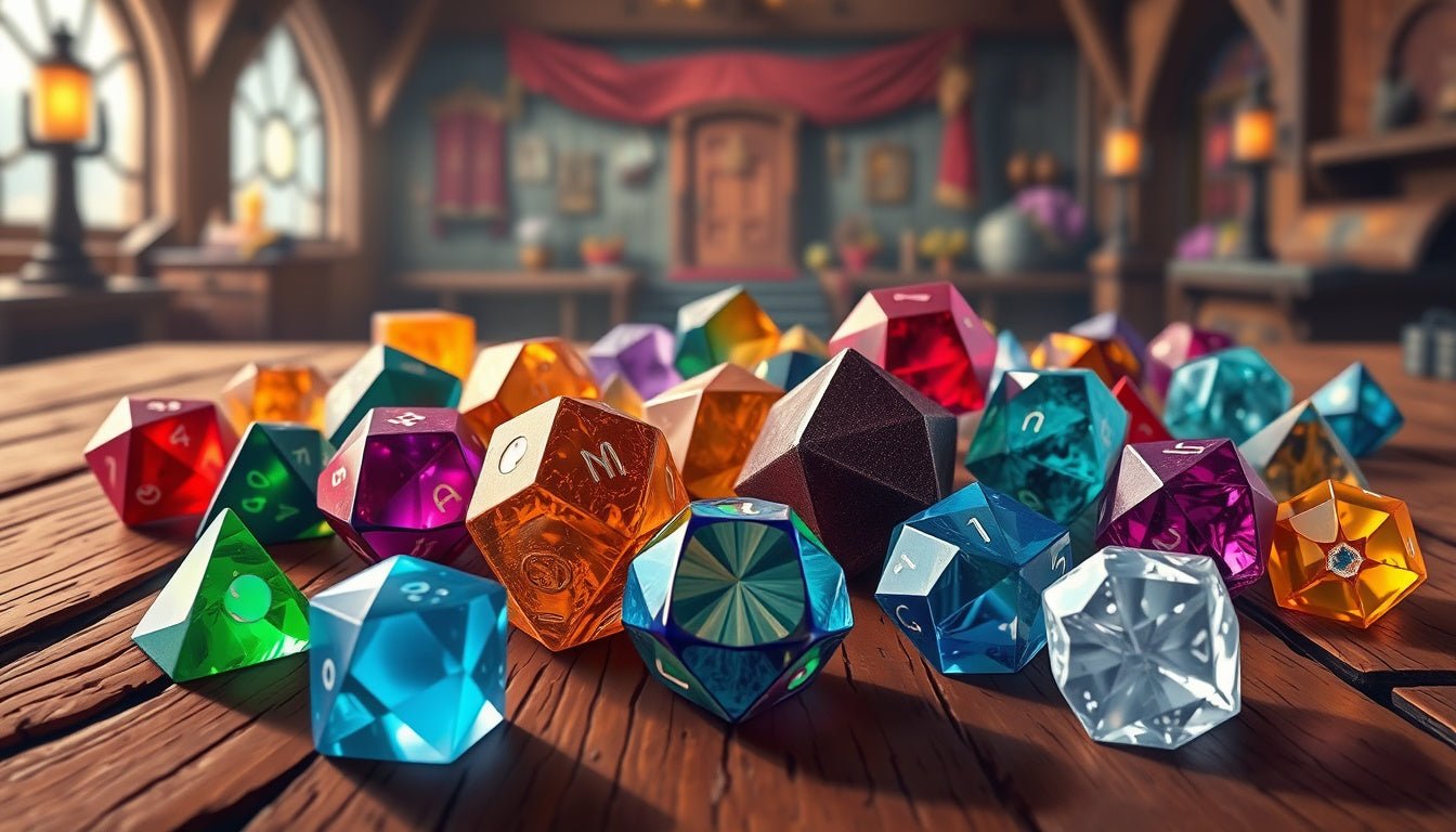 Unlock Your Adventure: Discover the Best Gemstone Dice for D&D - EBONWOOD