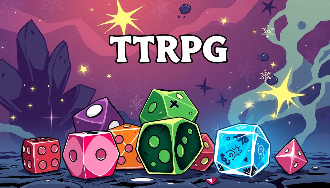 Unlocking the Magic: A Comprehensive Guide to TTRPG Dice for Every Adventurer - EBONWOOD