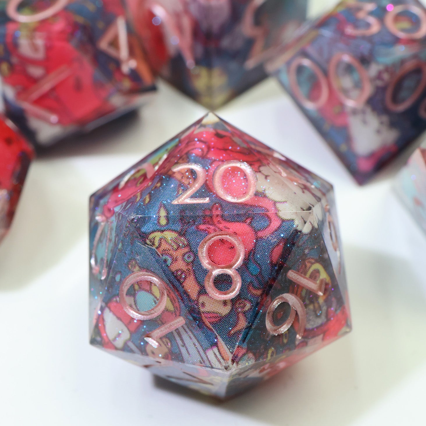 Galaxy Gremlins Set 7-Piece Polyhedral Dice Set
