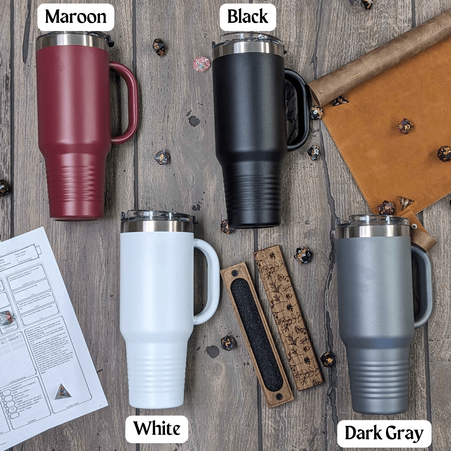 DnD Class Tumbler - 40oz Dungeons & Dragons Inspired Class Travel Mug