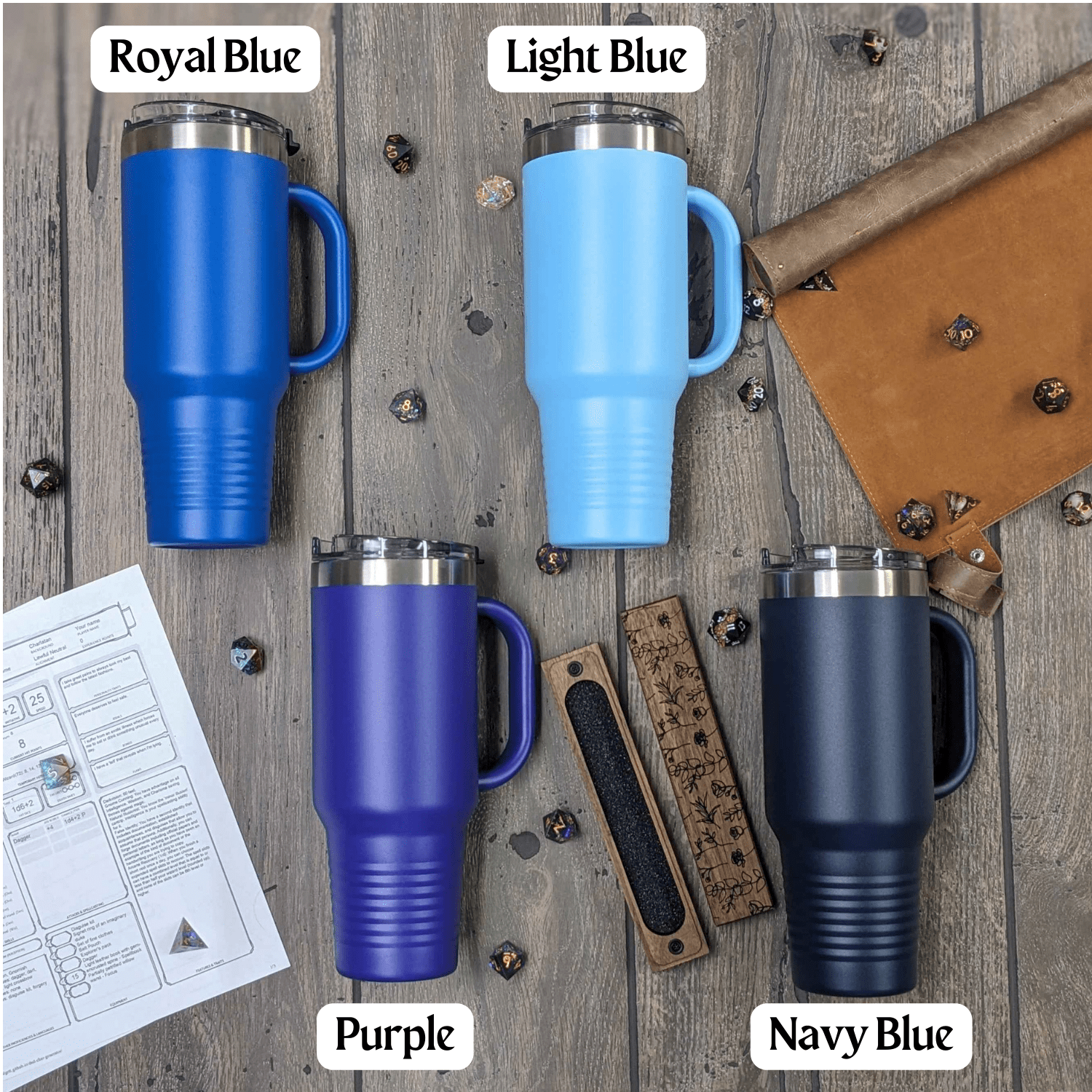 DnD Class Tumbler - 40oz Dungeons & Dragons Inspired Class Travel Mug