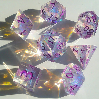 Bardic Embrace 7-Piece Polyhedral Dice Set