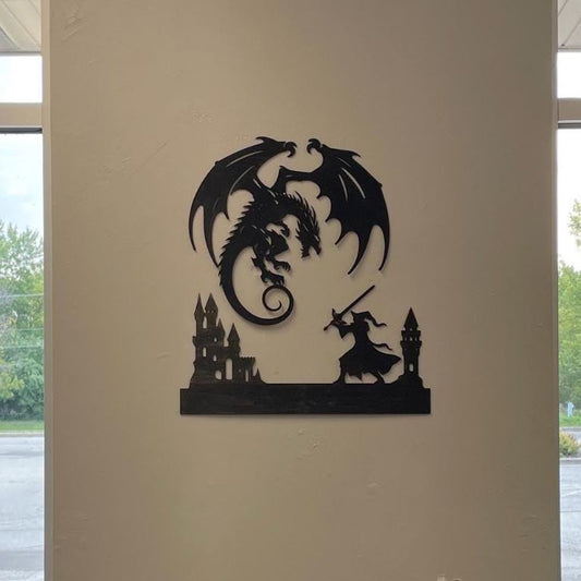 Wizard's War Dungeons and Dragons Wall Decor