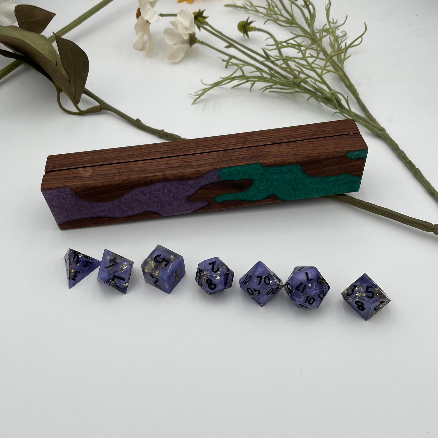 Gemwood Reliquary - Luxury Wood and Resin Dice Vault