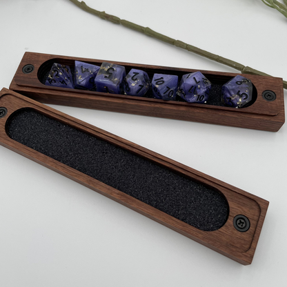 Gemwood Reliquary - Luxury Wood and Resin Dice Vault