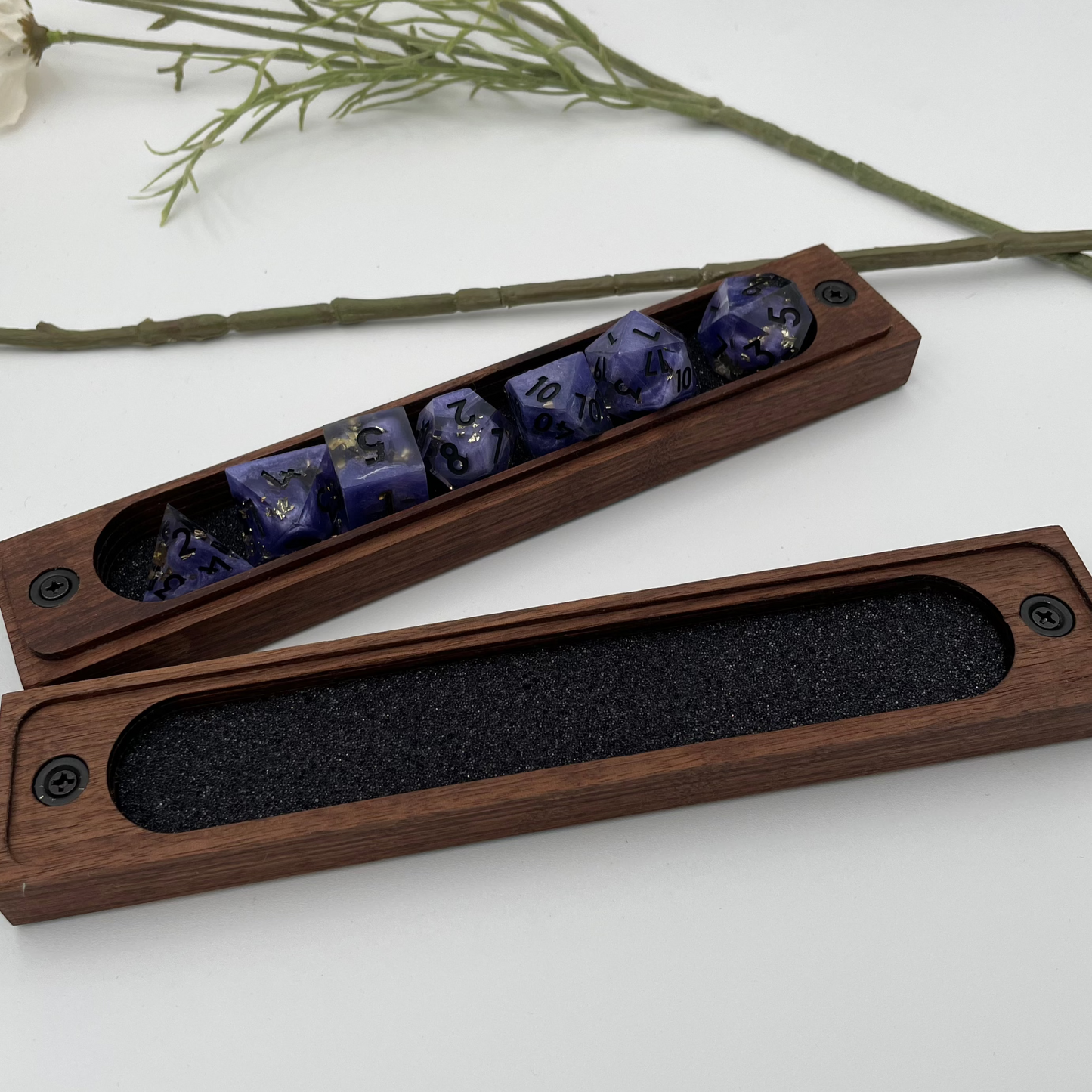 Gemwood Reliquary - Luxury Wood and Resin Dice Vault