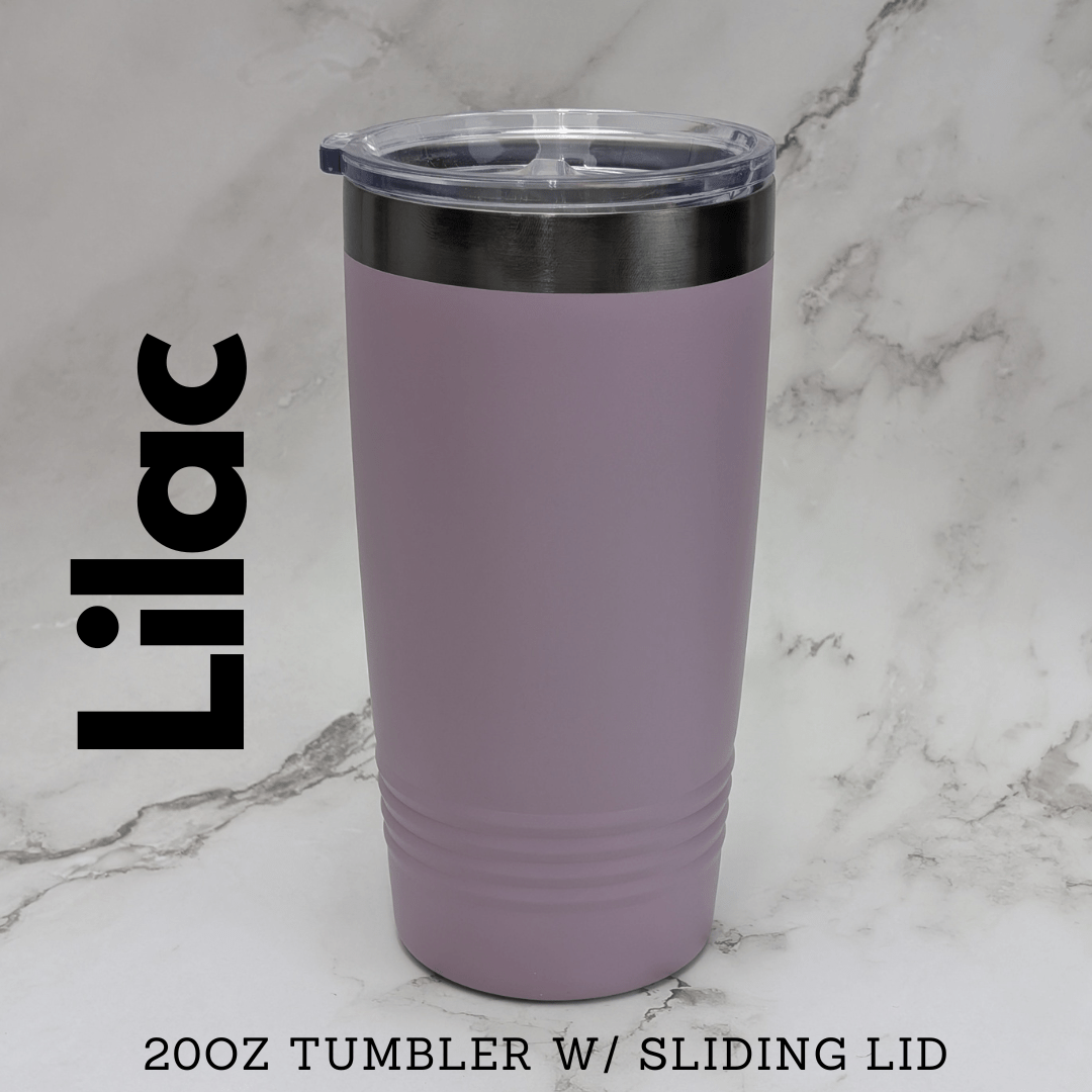 Mystic Sorcerer and Baby Dragon 20oz Pastel Tumbler – Fantasy Wizard Engraved Travel Mug