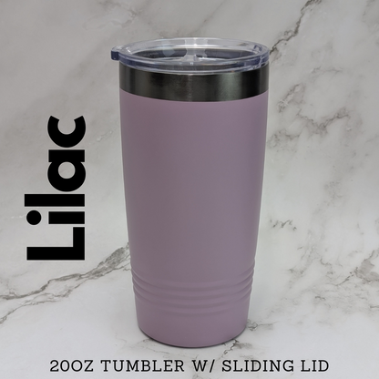 Mystic Sorcerer and Baby Dragon 20oz Pastel Tumbler – Fantasy Wizard Engraved Travel Mug