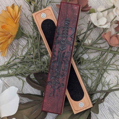Bloodpact - Luxury Handmade Wood and Resin Dice Vault
