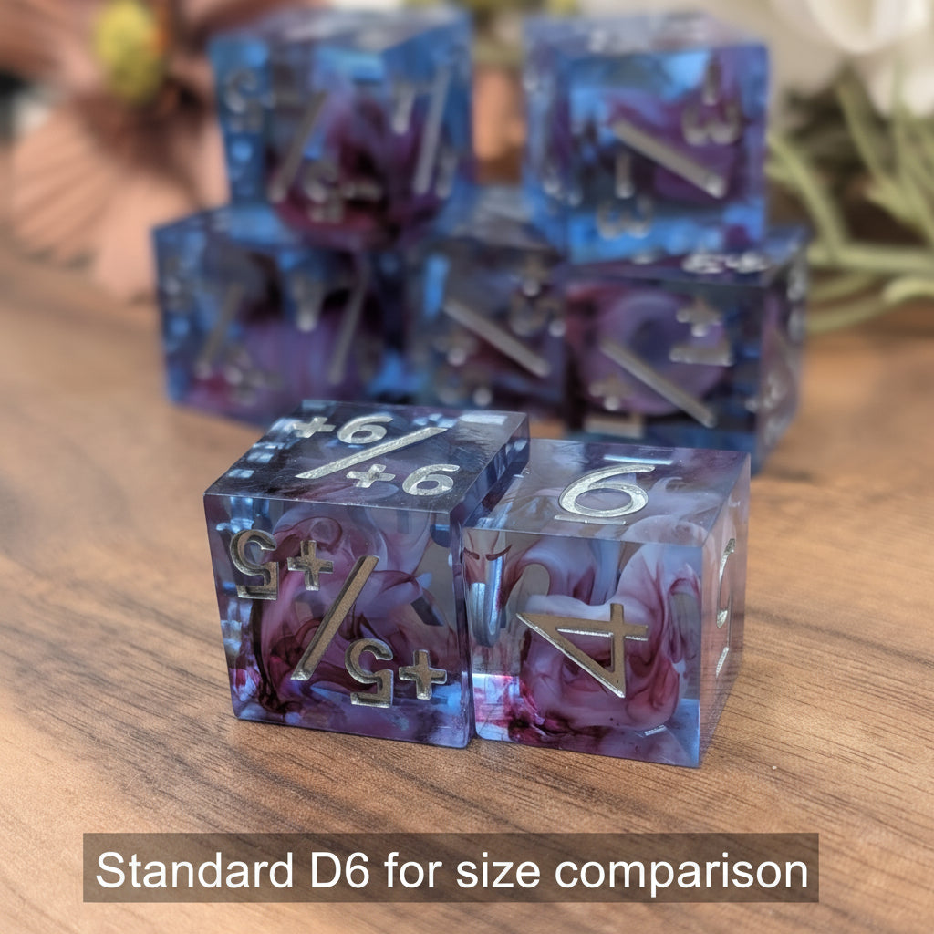 Bloodmist Veil MTG Spindown D20 & MTG Counter Dice Combo Set