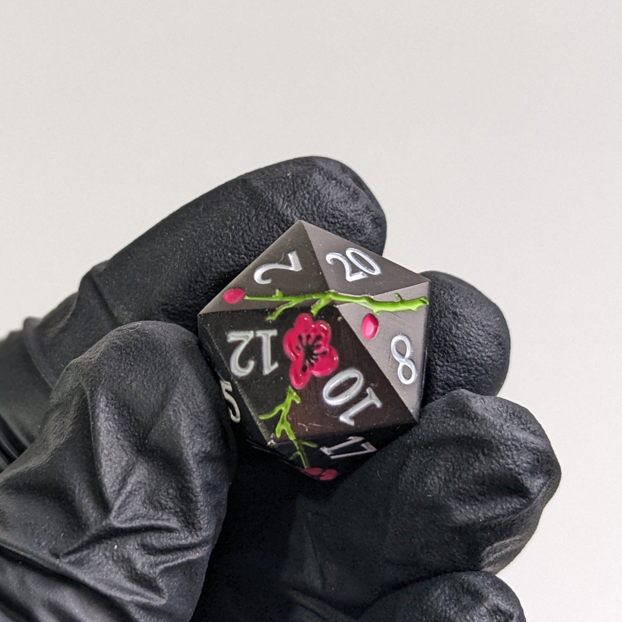 Midnight Meadow - 7 Piece Luxury Metal D&D Dice Set