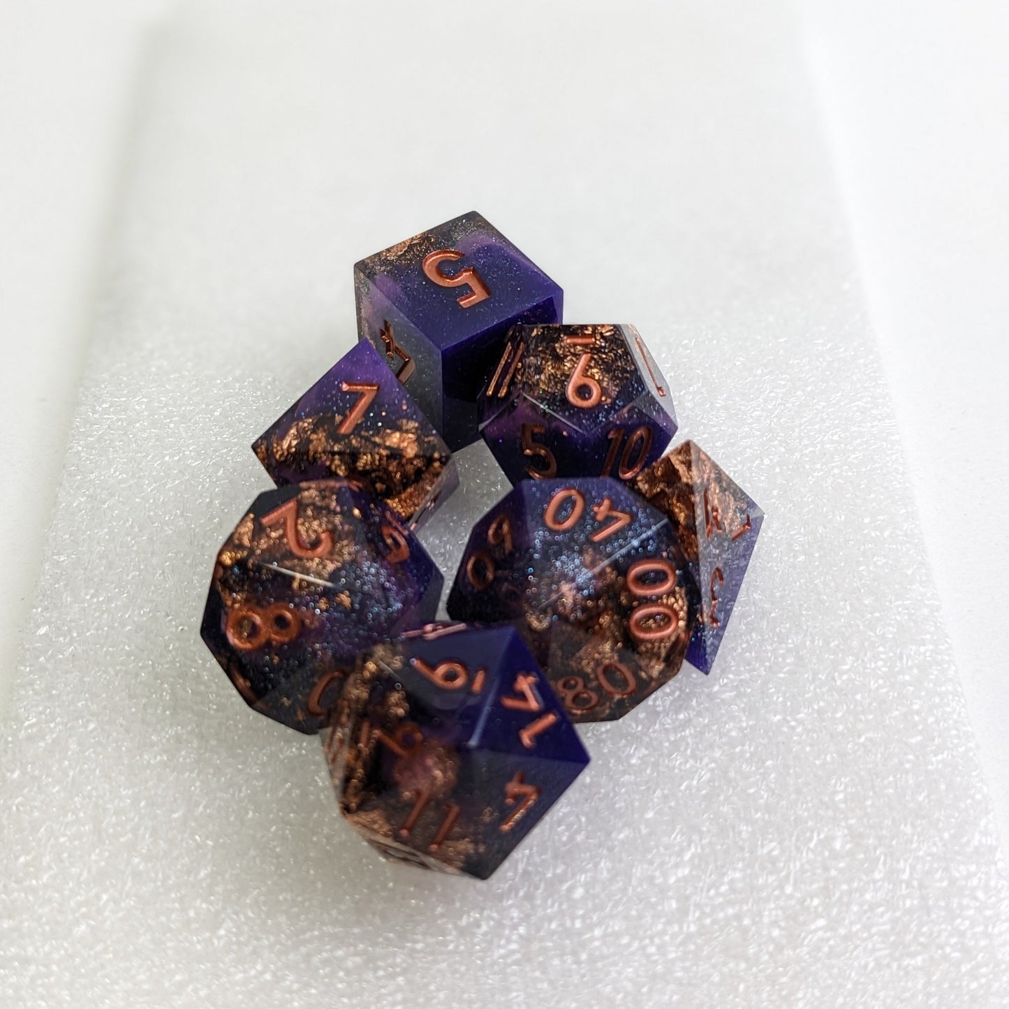 Gilded Regency - 7 Piece Luxury D&D Dice Set