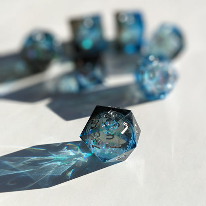 Midnight Stardust - 7 Piece Luxury D&D Dice Set