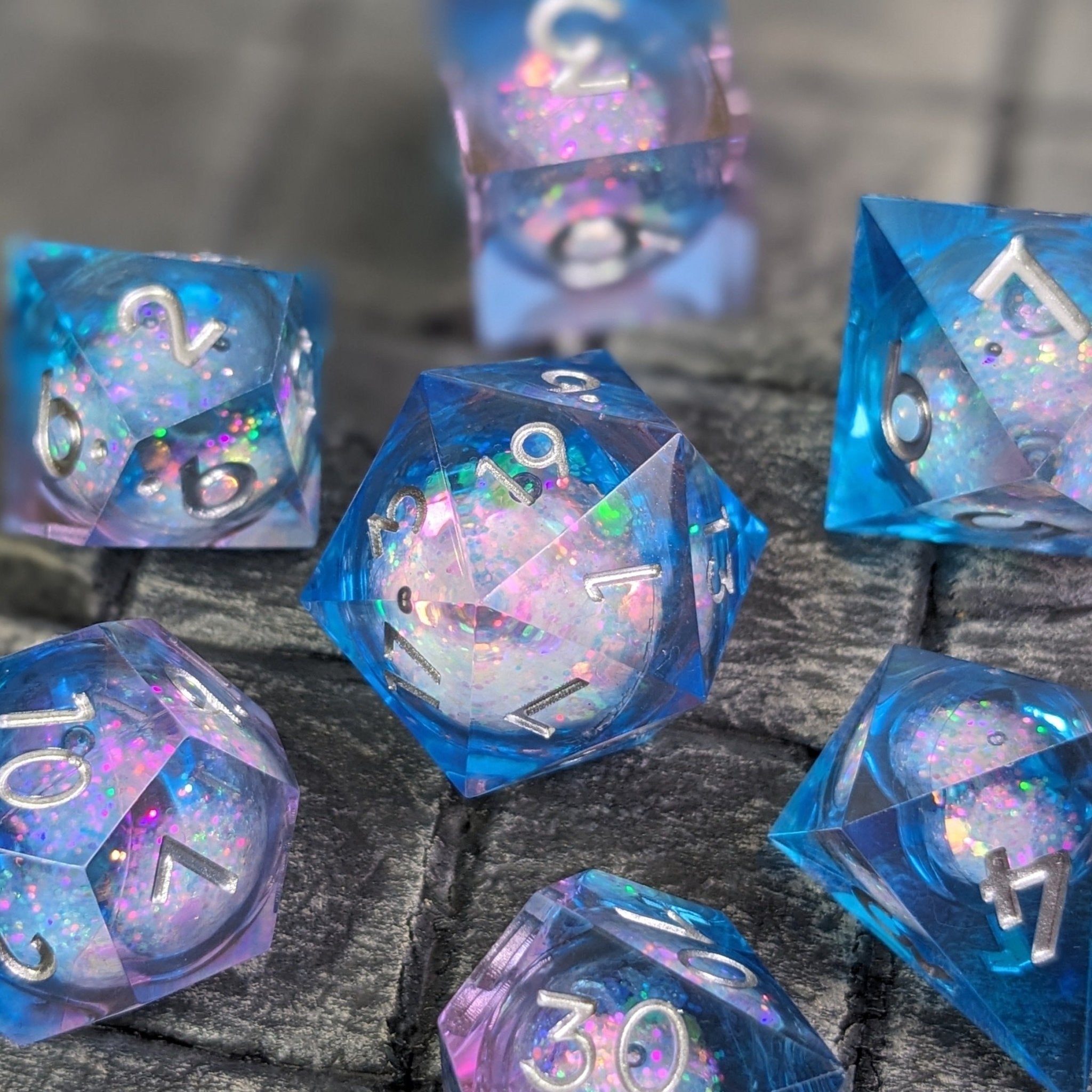 Pastel Prism - 7 Piece Luxury D&D Dice Set