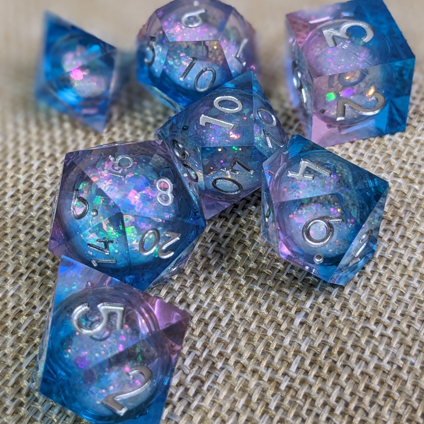 Pastel Prism - 7 Piece Luxury D&D Dice Set