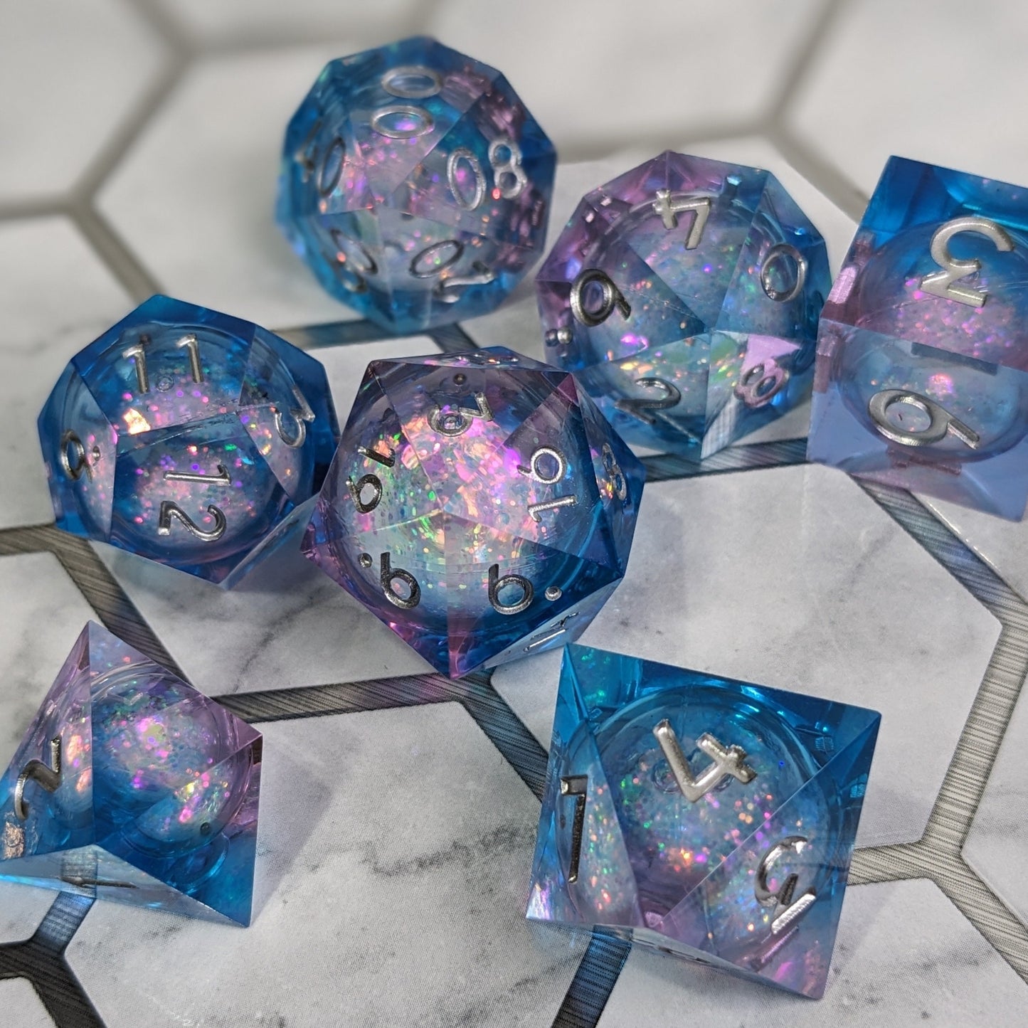 Pastel Prism - 7 Piece Luxury D&D Dice Set