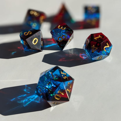 Regal Triad - 7 Piece Luxury D&D Dice Set