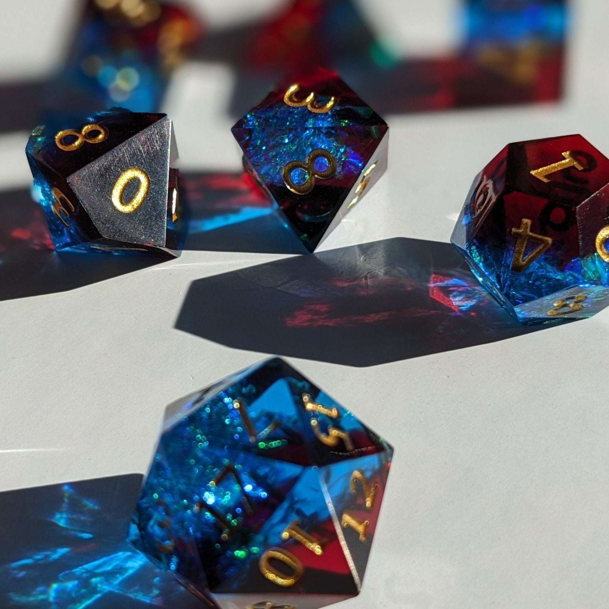 Regal Triad - 7 Piece Luxury D&D Dice Set