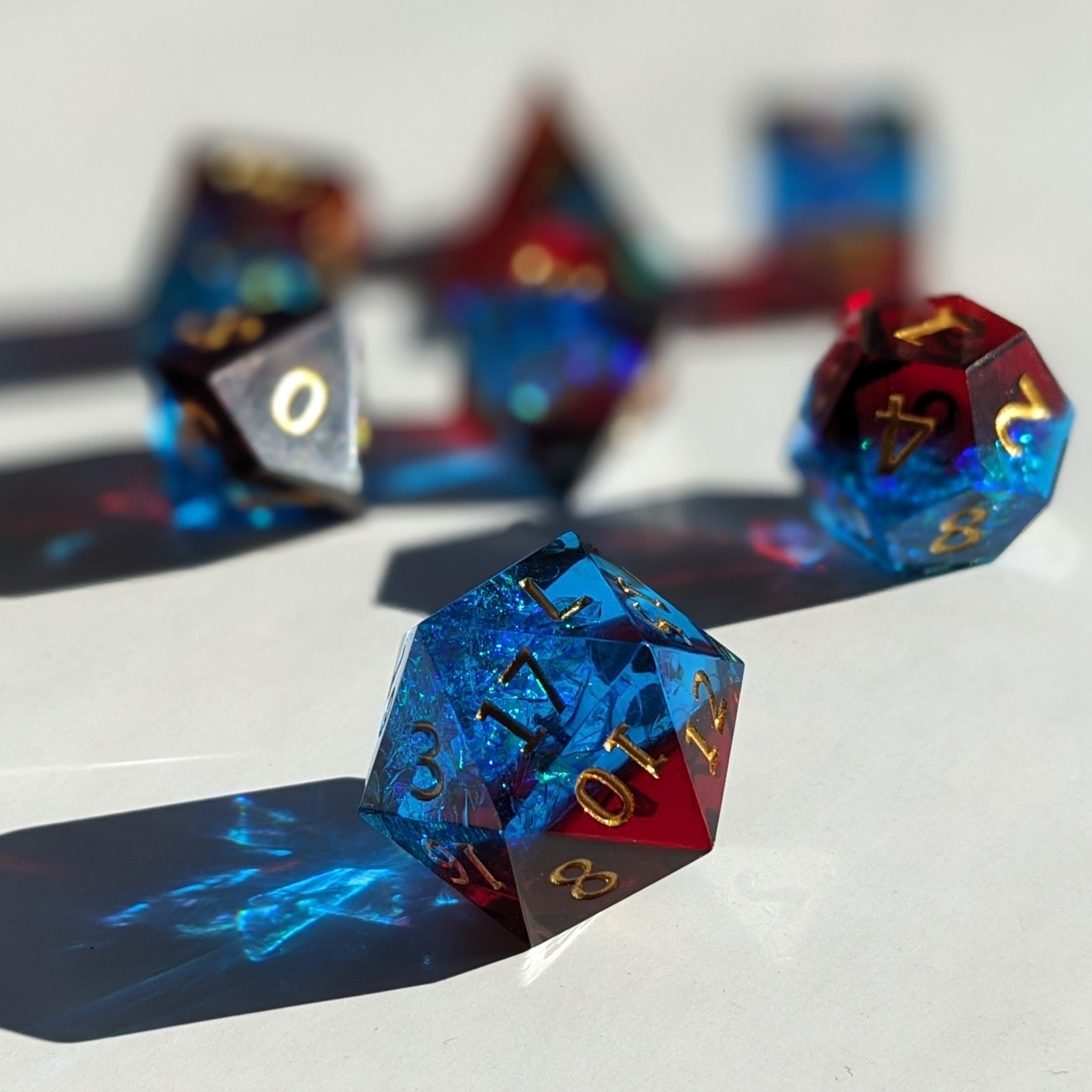 Regal Triad - 7 Piece Luxury D&D Dice Set