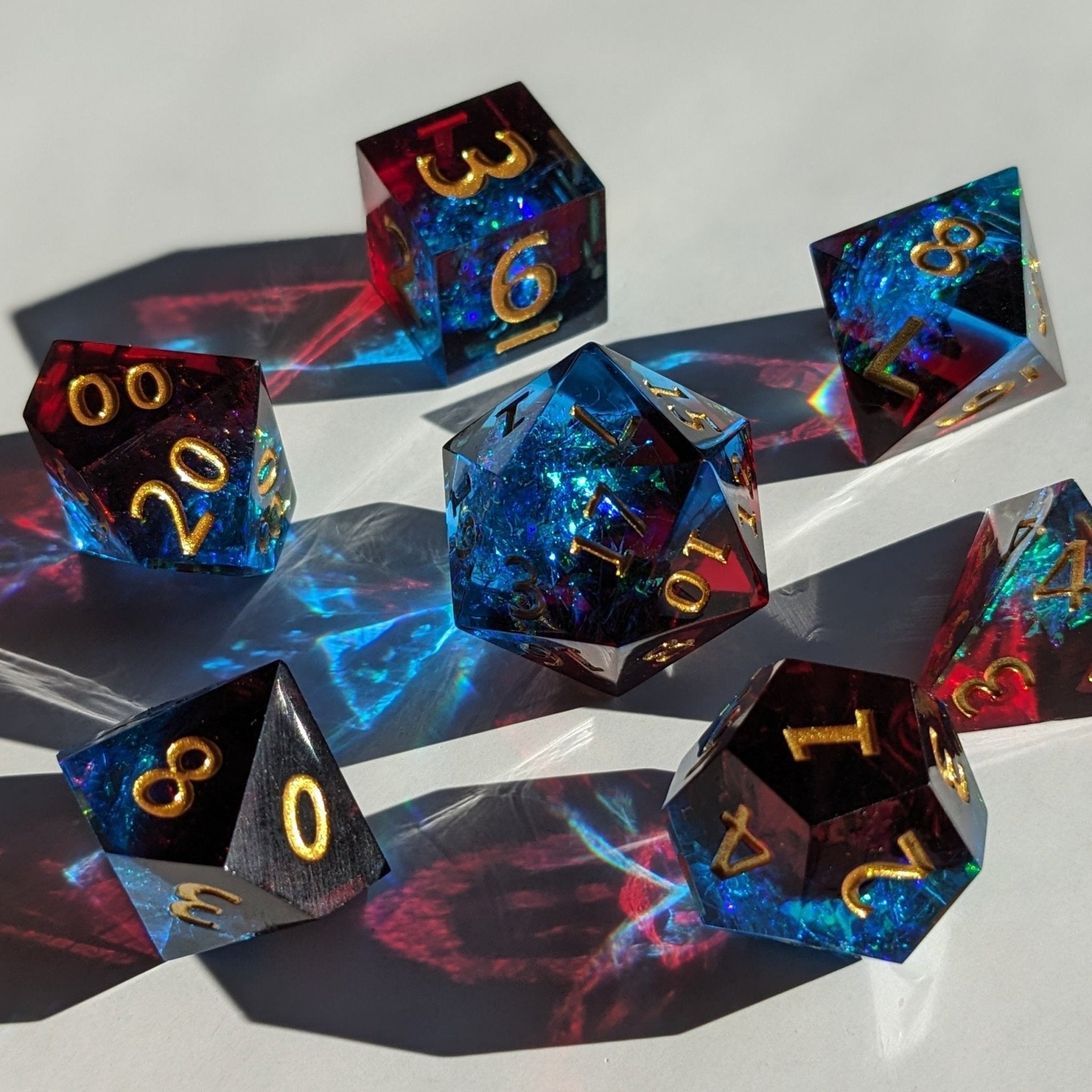 Regal Triad - 7 Piece Luxury D&D Dice Set