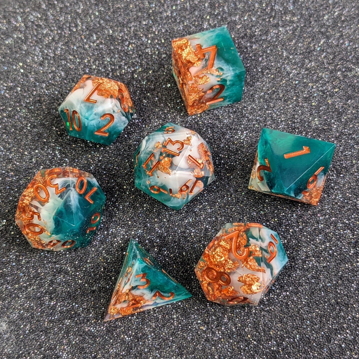 Seafarer's Bounty - Set of 7 Luxury D&D Dice Set